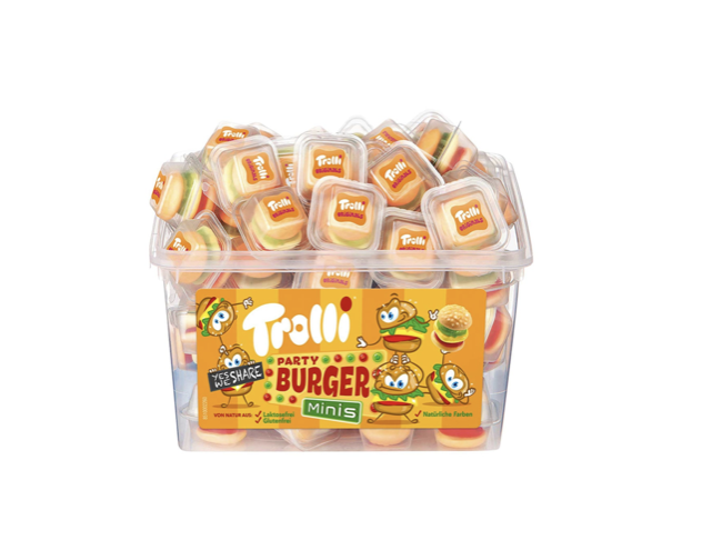 Trolli желейка у формі бургера міні 1 шт 10 г