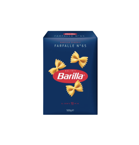 Barilla макарони Farfalle №65 500 г