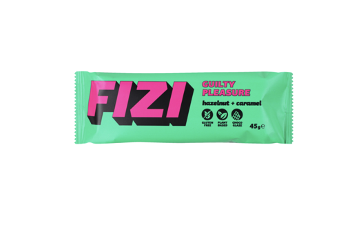 FIZI батончик без глютену Hazelnut + caramel 45 г