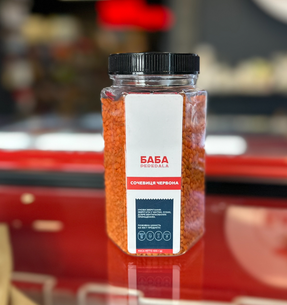ТМ Баба Передала Сочевиця червона 400 г