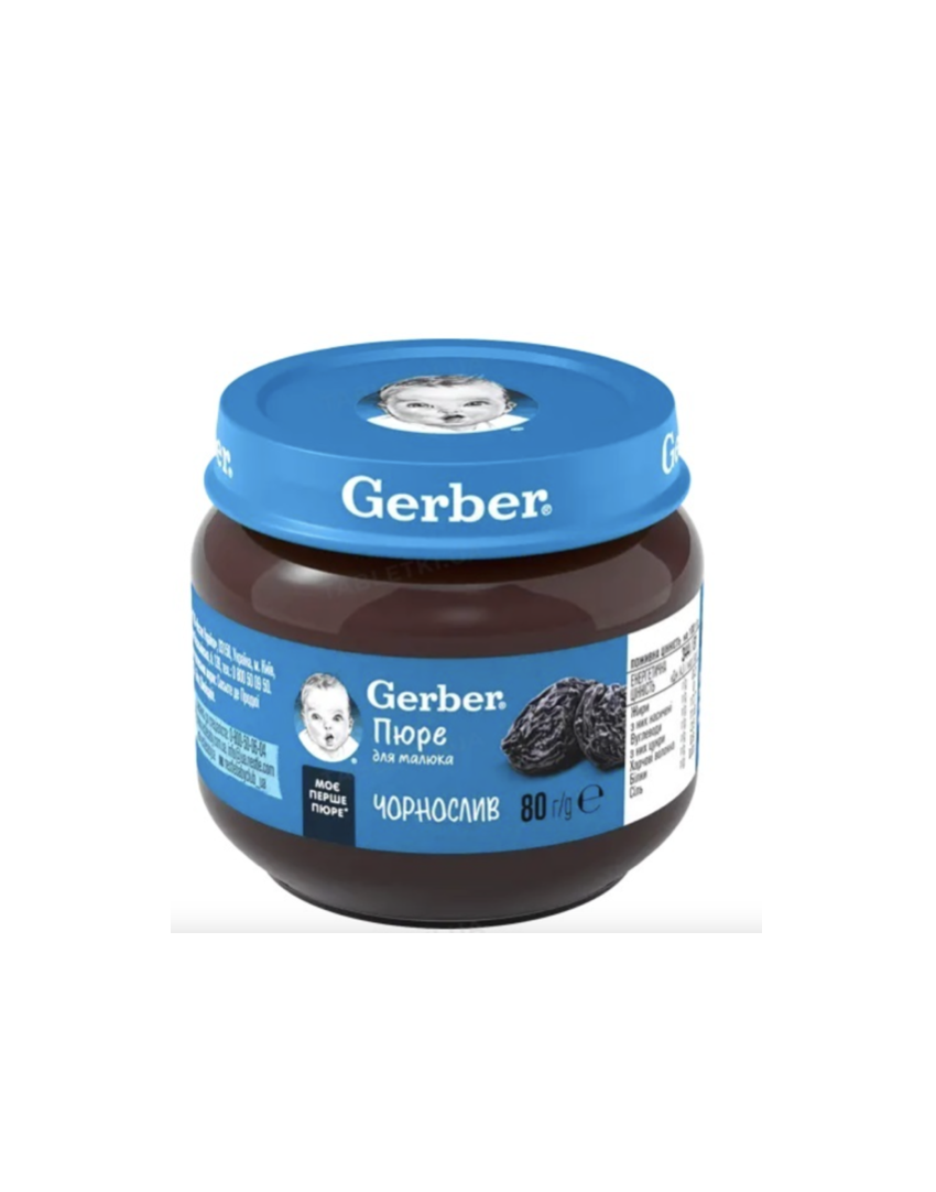 Gerber пюре з чорносливу 80 г