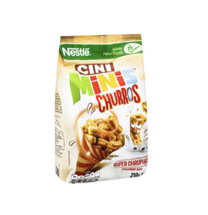 Nestle сніданок сухий Cini minis Сhurros 210 г