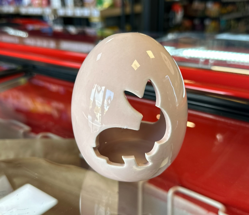 Підсвічник рожевий зайчик