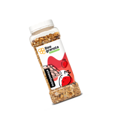 Bee granola гранола зі смаком полуниці 500 г