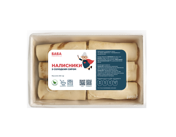 Налисники з солодким сиром 420 г