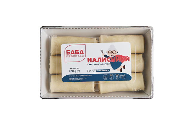 Налисники з яблуками та корицею 420 г