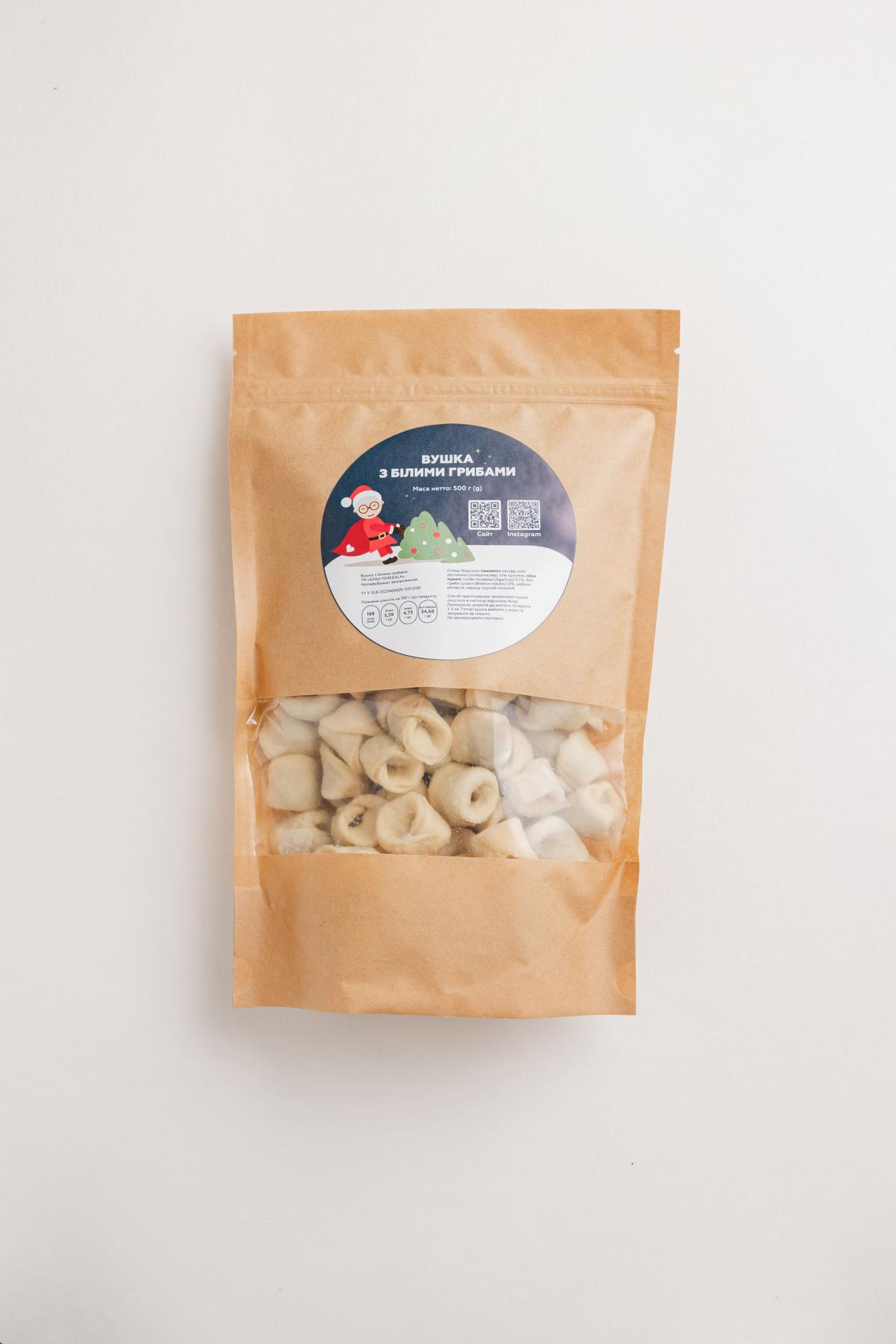 Вушка з білими грибами 500 г