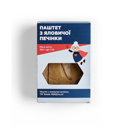 Паштет з яловичої печінки 450 г