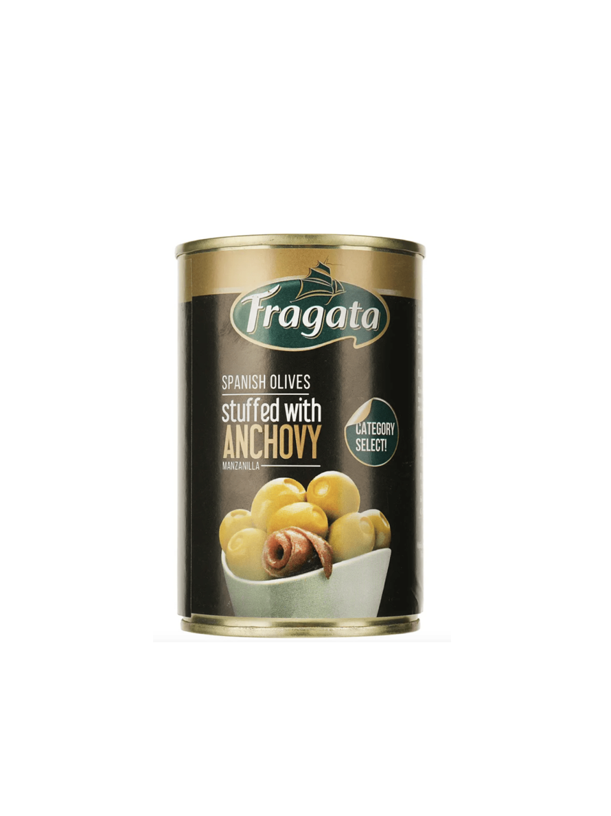 Fragata оливки зелені з анчоусами 300 г