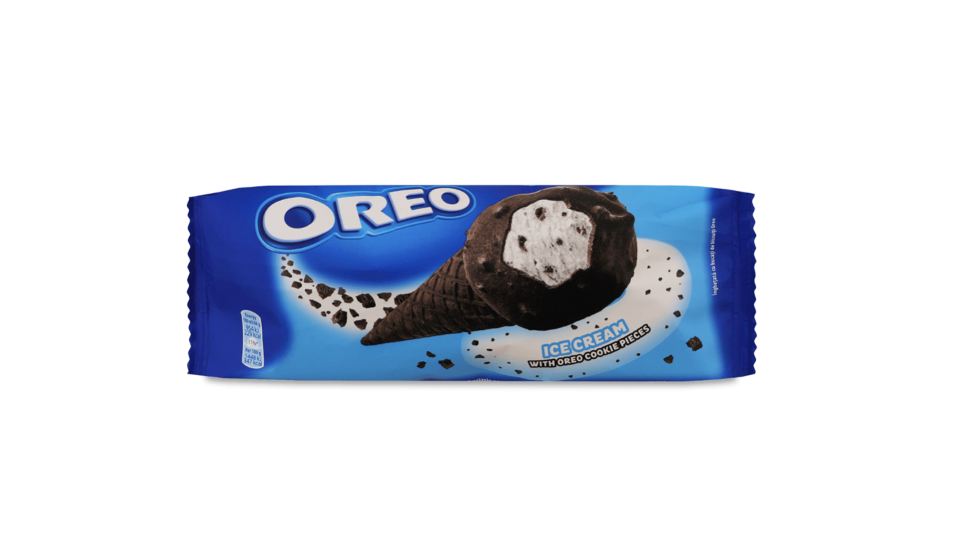 Oreo морозиво-ріжок зі смаком ванілі та крихтами печива oreo 66 г