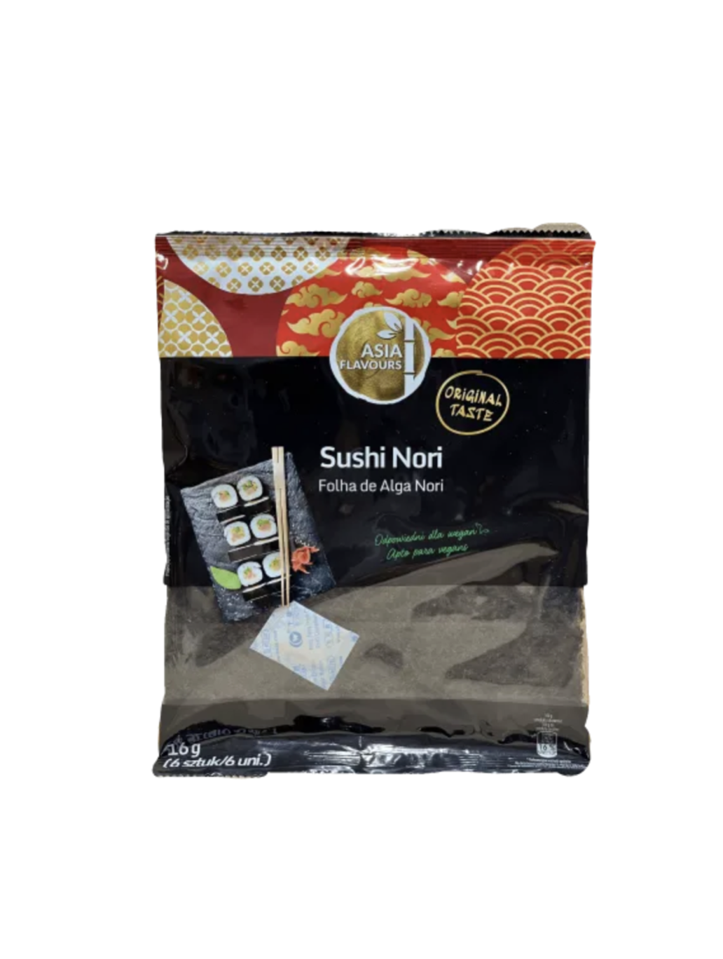 Asia Flavours листи норі 6 штук 16 г