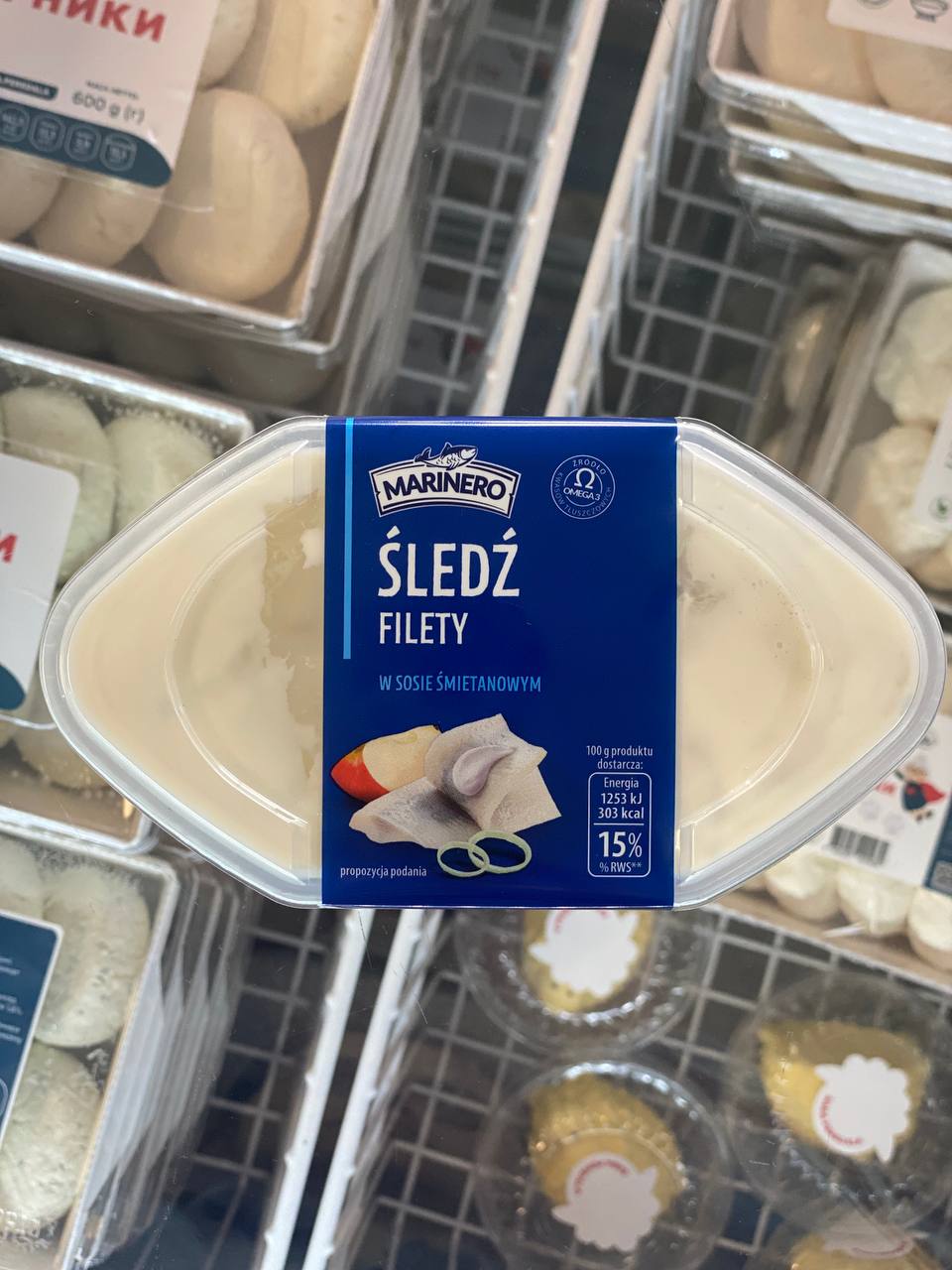Marinero оселедець в соусі зі сметаною 300 г