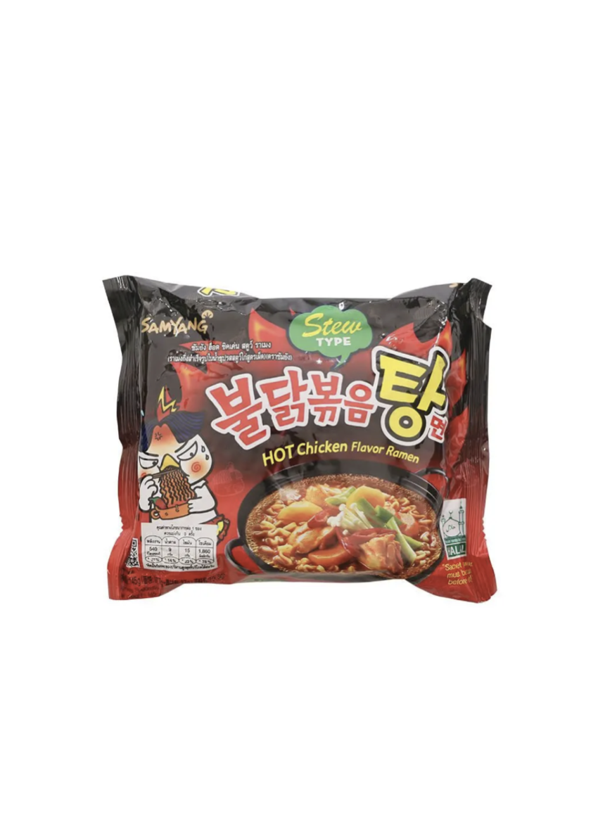 SamYang локшина швидкого приготування рамен гостра зі смаком курки 145 г