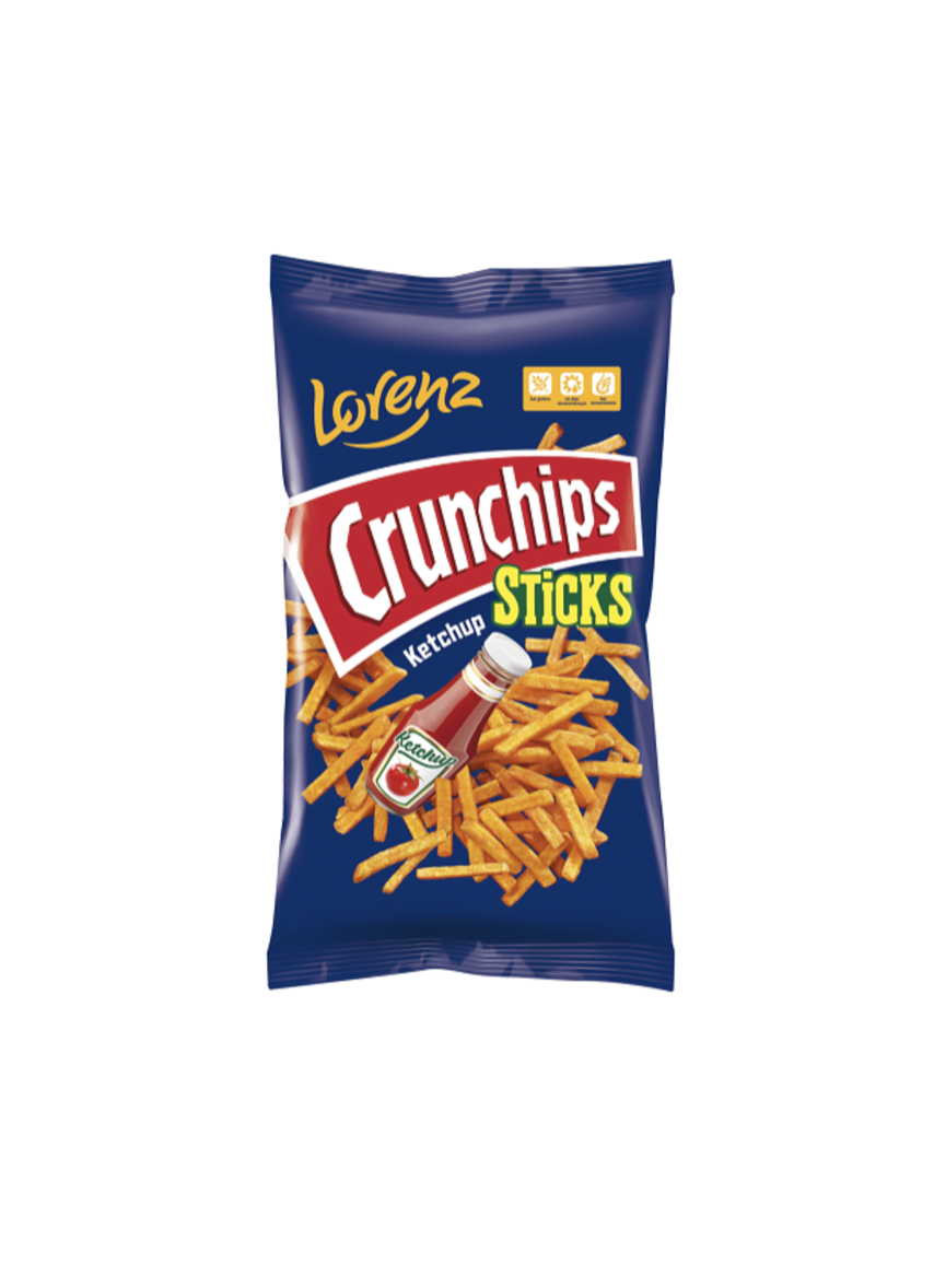lorenz картопляні палички зі смаком кетчупу 70 г