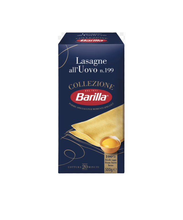 Barilla листи для лазаньї на яєчних жовтках 500 г