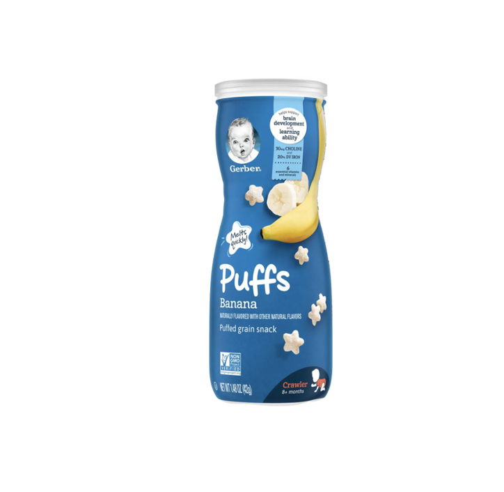 Gerber злакові снеки зі смаком банана 42 г