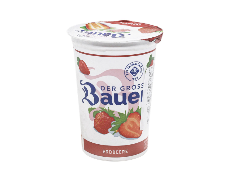 Bauer йогурт зі смаком полуниці 250 г