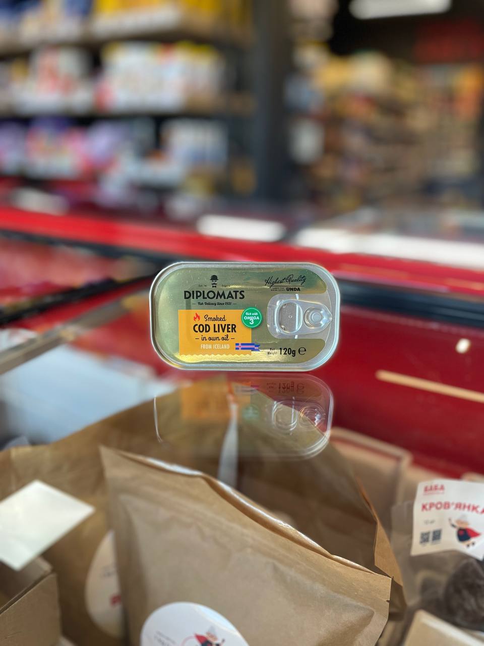 Diplomats печінка тріски 120 г