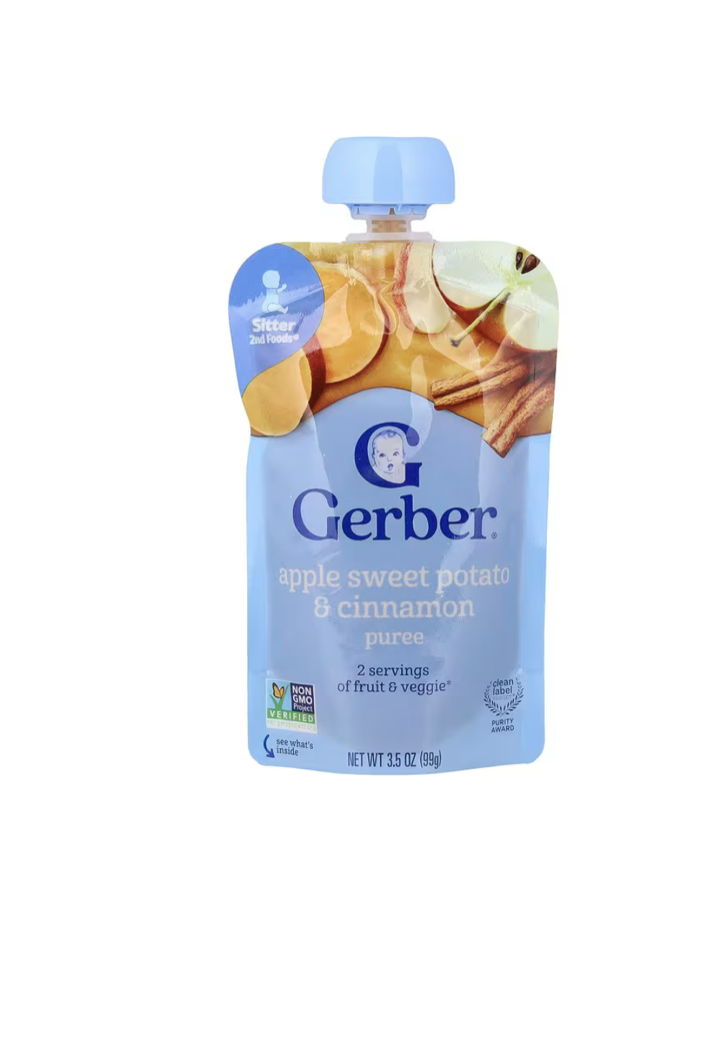 Gerber пюре з яблука, батату та кориці 99 г