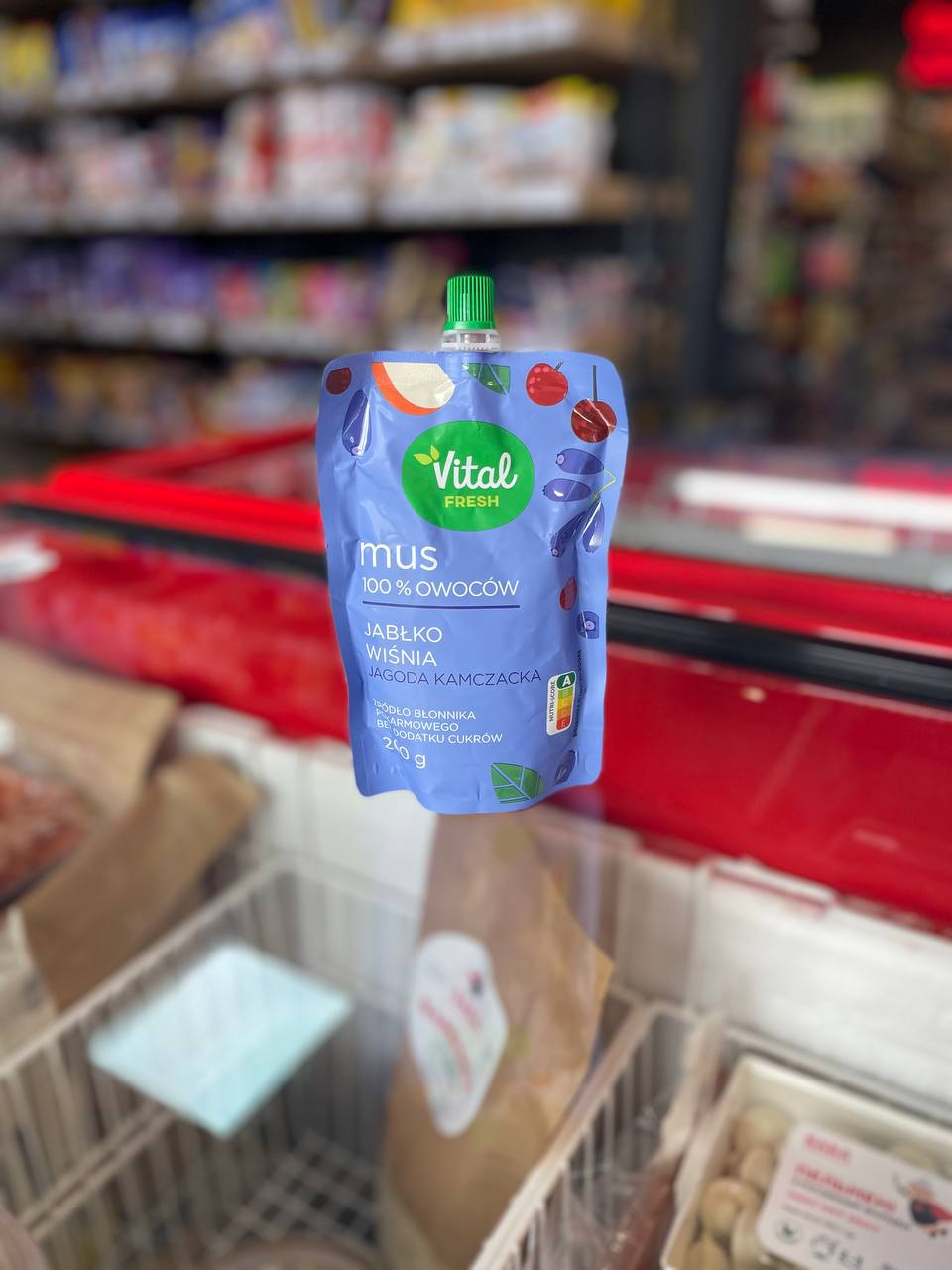 Vital Fresh пюре з яблука та вишні без цукру 200 г