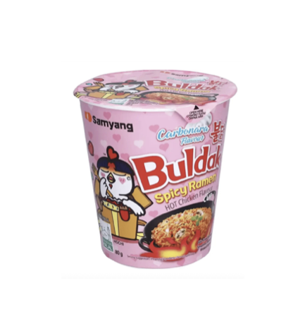 SamYang локшина рамен гостра зі смаком курки в соусі карбонара 80 г