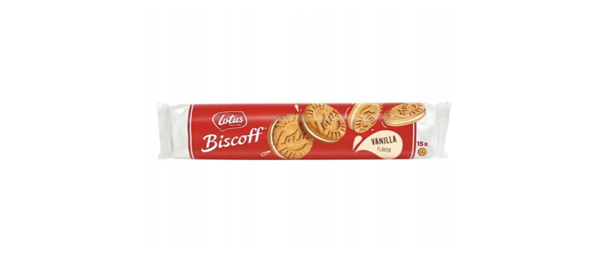 Lotus Biscoff печиво з ванільною начинкою 150 г