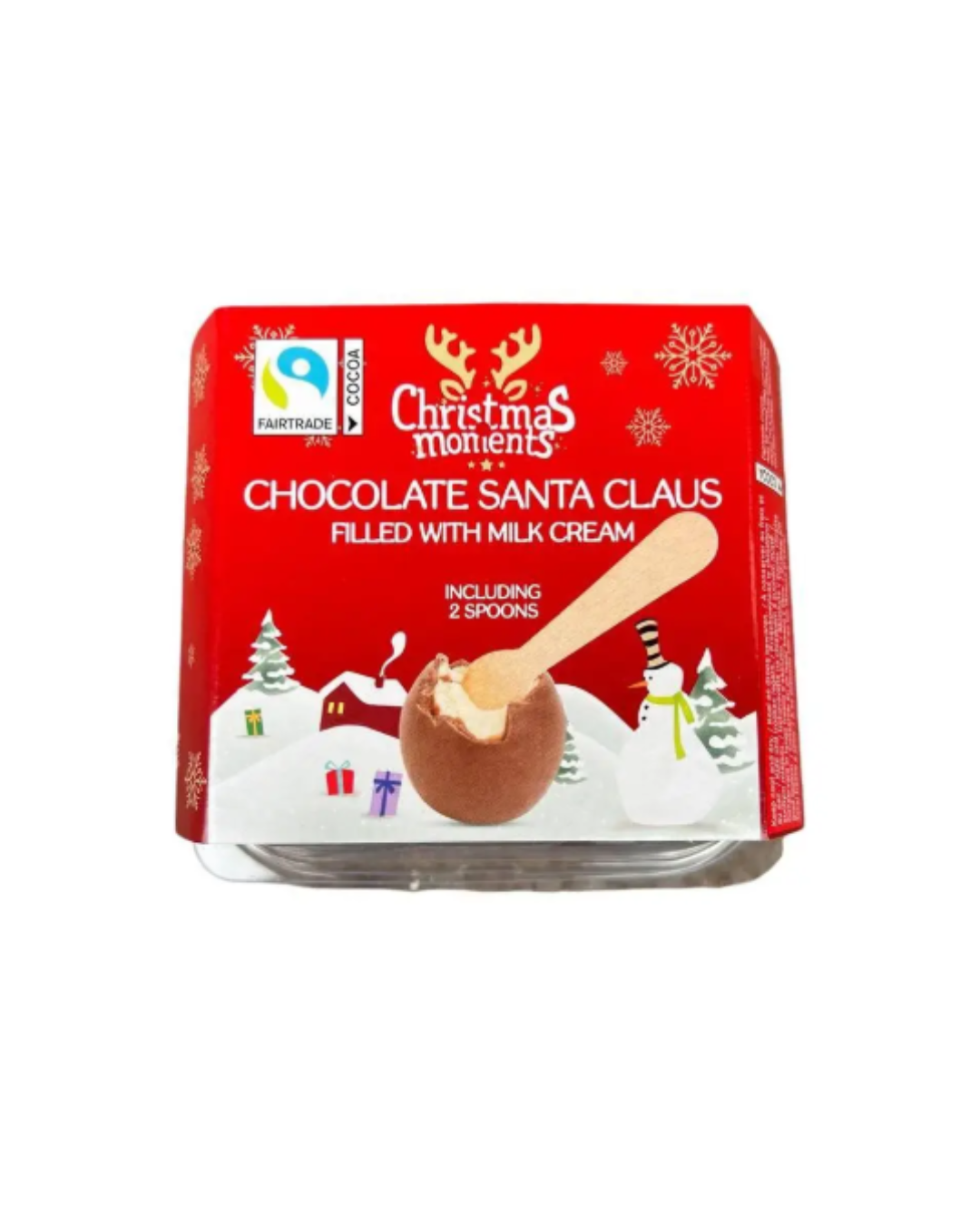 Christmas moments шоколадний санта з молочними вершками  140 г