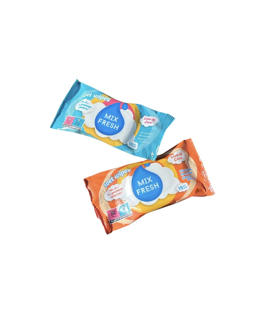 Mix fresh вологі серветки 15 шт
