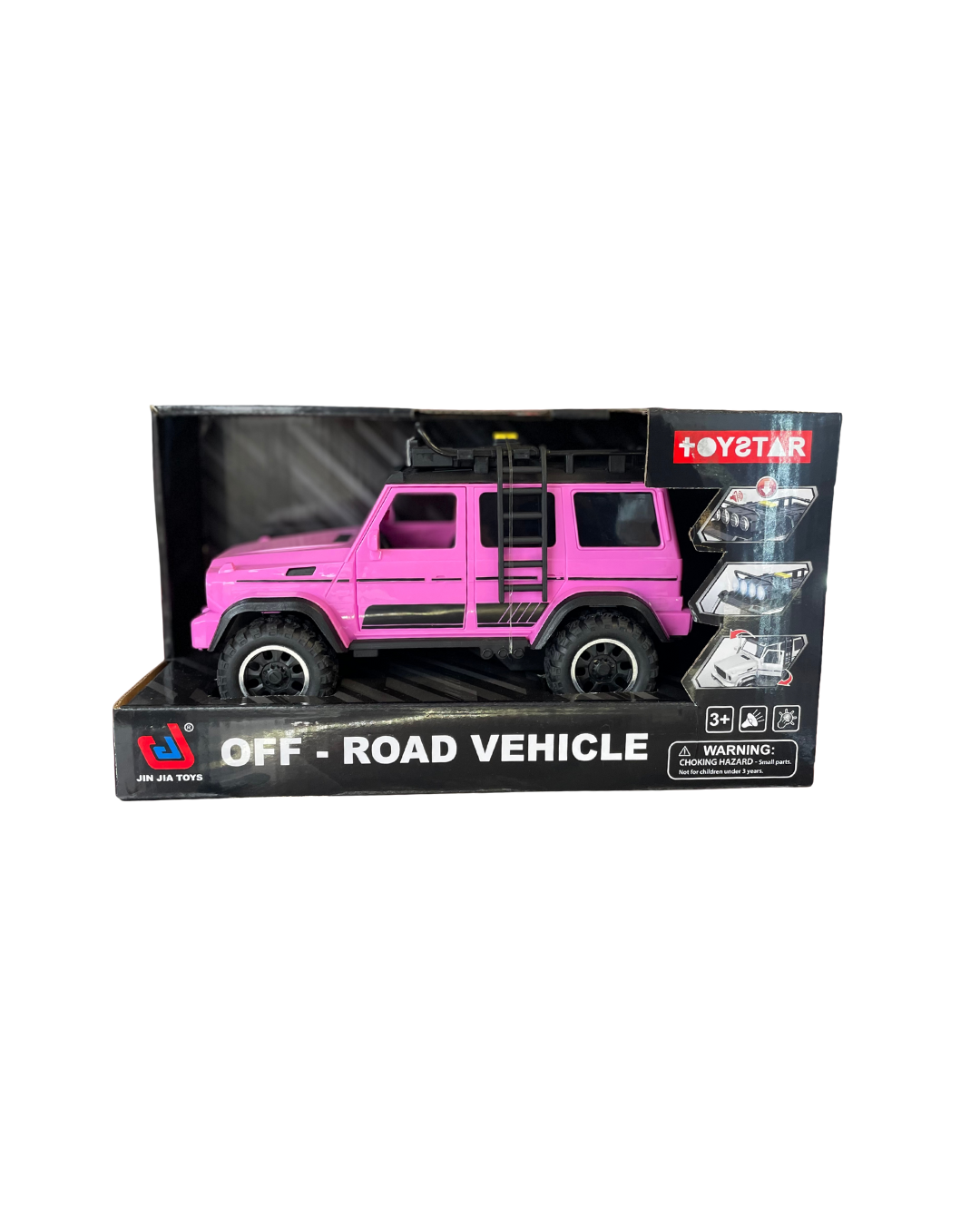Jin Jia Toys джип інерційний рожевий