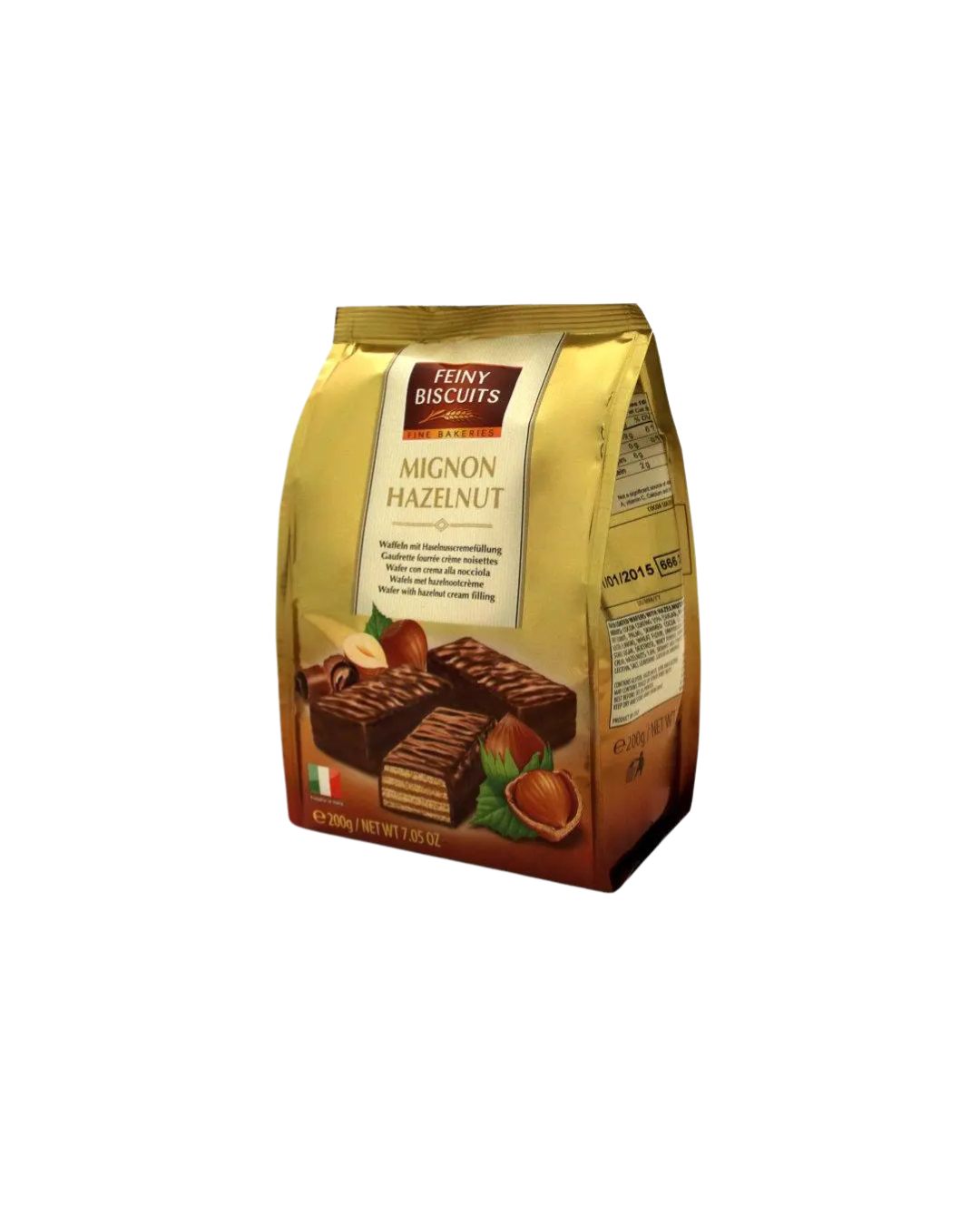 Feiny biscuit вафлі в шоколаді з горіховим кремом 200 г