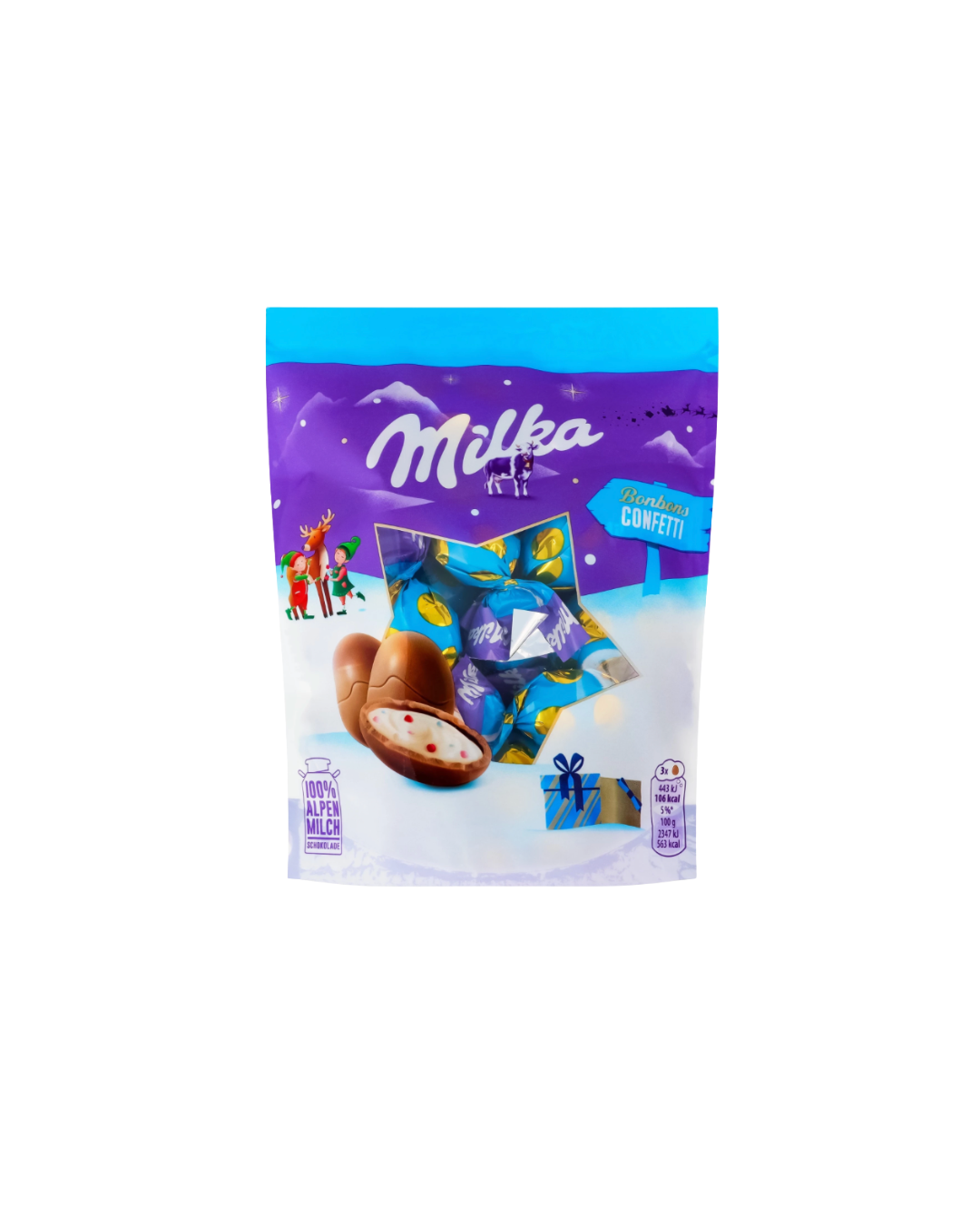 Milka шоколадні цукерки у формі яєць з молочним кремом 86 г