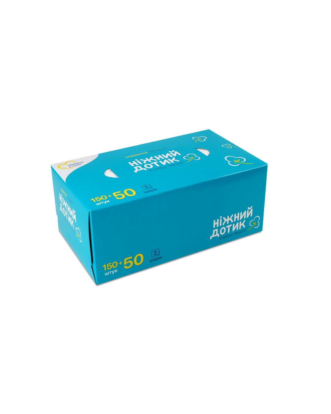 Ніжний дотик серветки паперові 200 шт