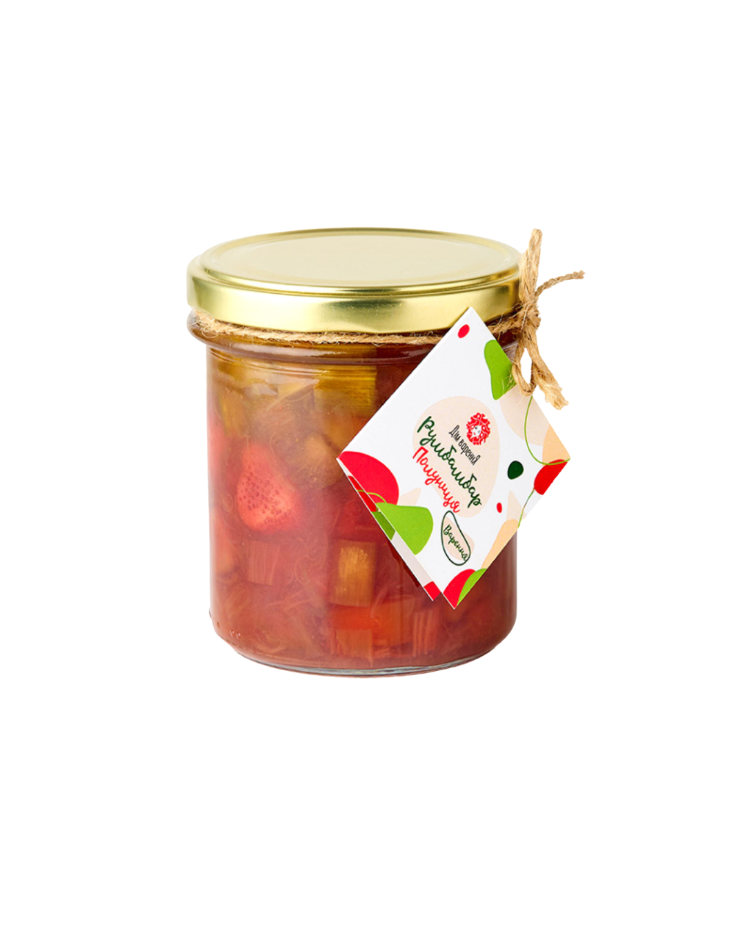 Дім варення джем зі смаком полуниці та румбамбару 355 г