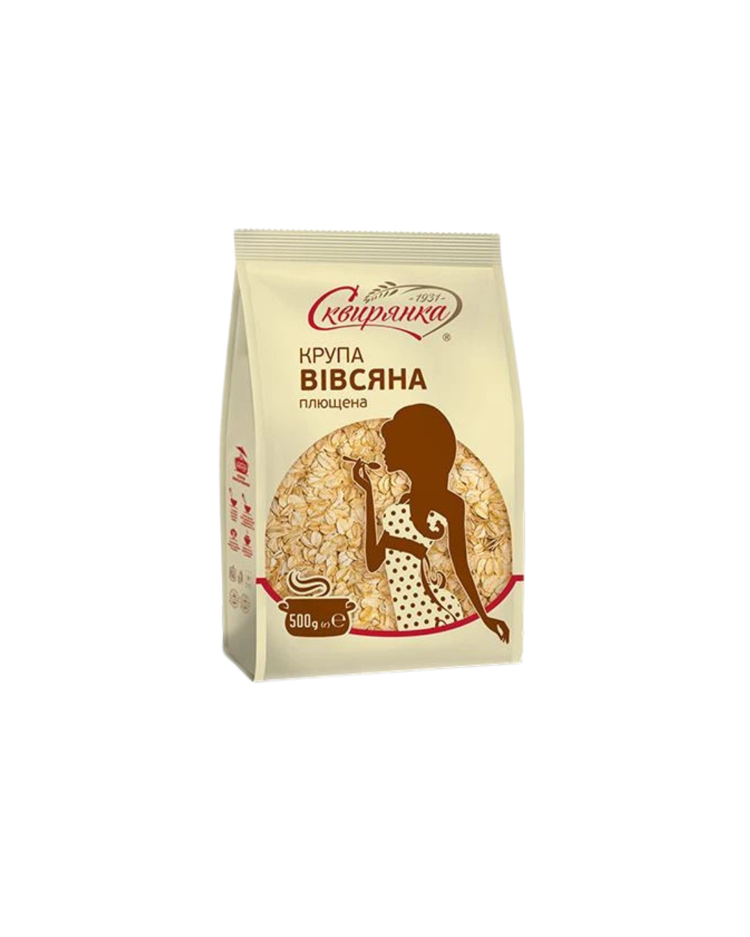 Сквирянка крупа вівсяна плющена 500 г
