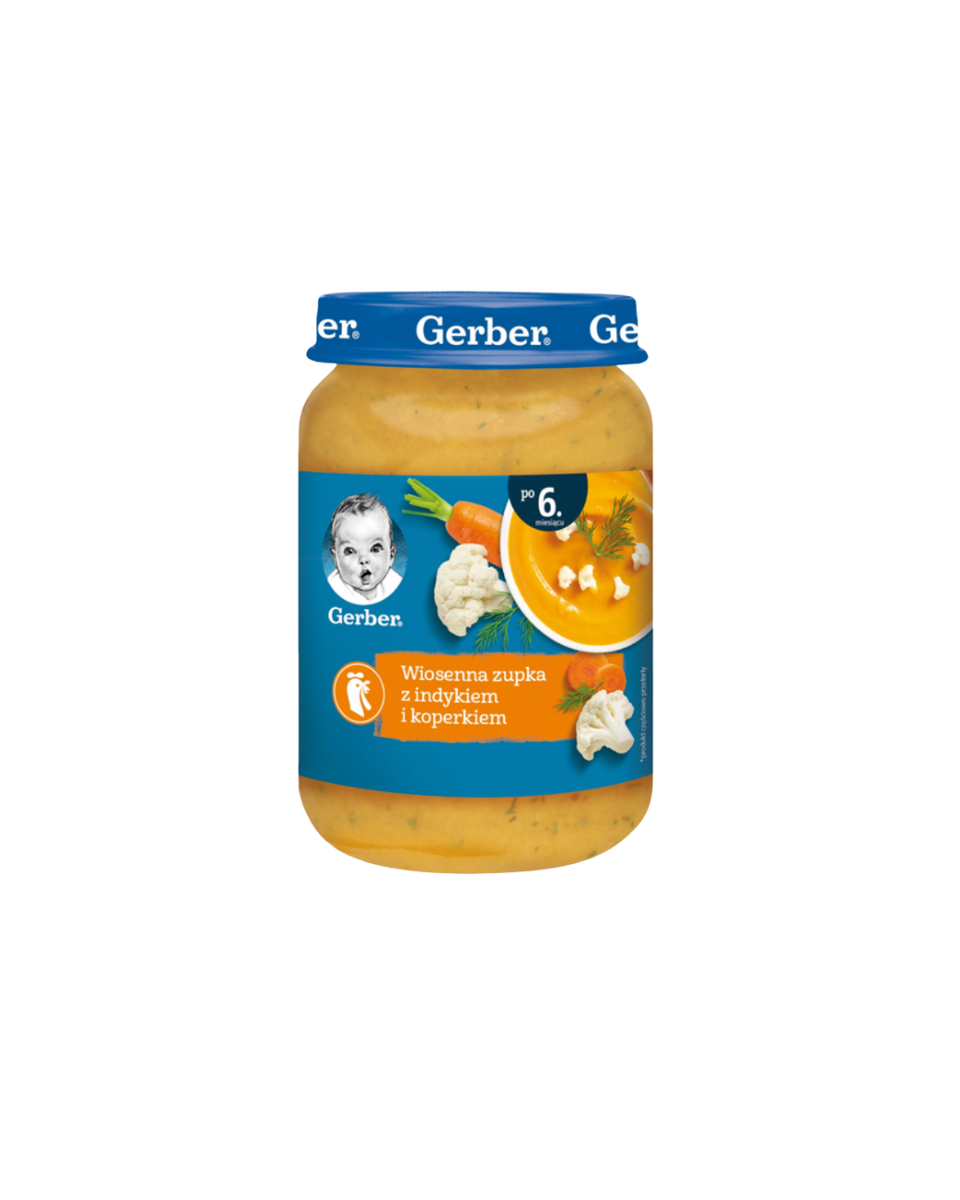 Gerber весняний суп з індичкою та кропом 190 г