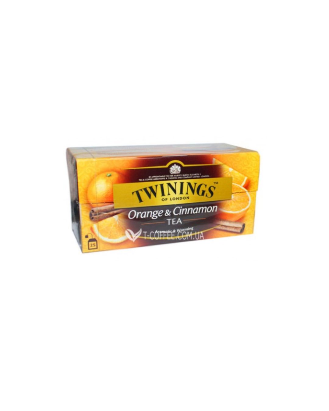 Twinings чай зі смаком апельсина та кориці 25 шт