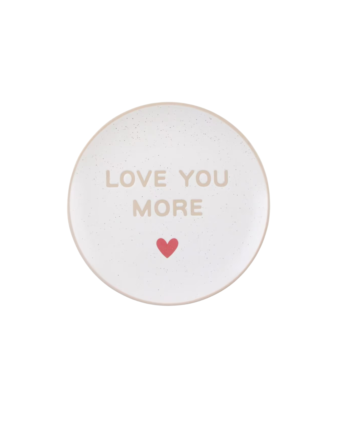 Sinsay тарілка з надписом та сердечком 1 шт