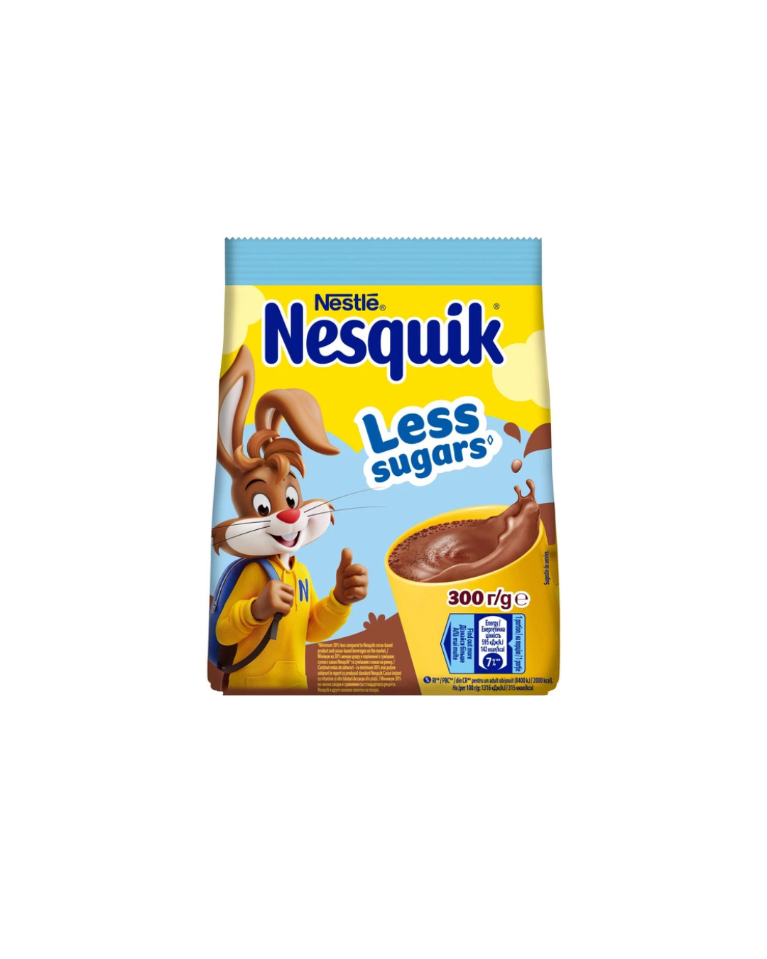 Nestle Nesquik какао зі зниженим вмістом цукру 300 г