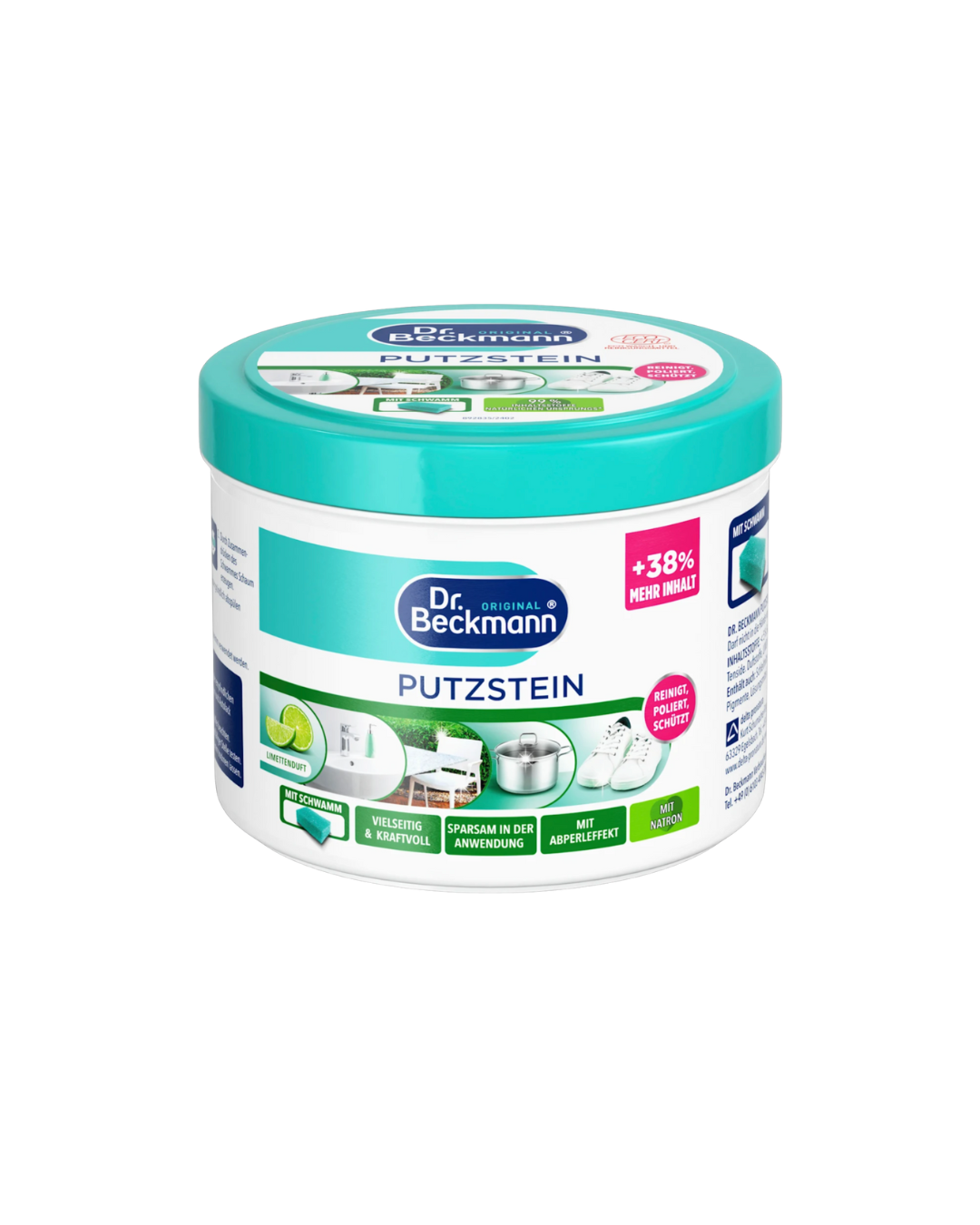 Dr. Beckmann універсальна паста для чищення з губкою з ароматом лимону 550 г