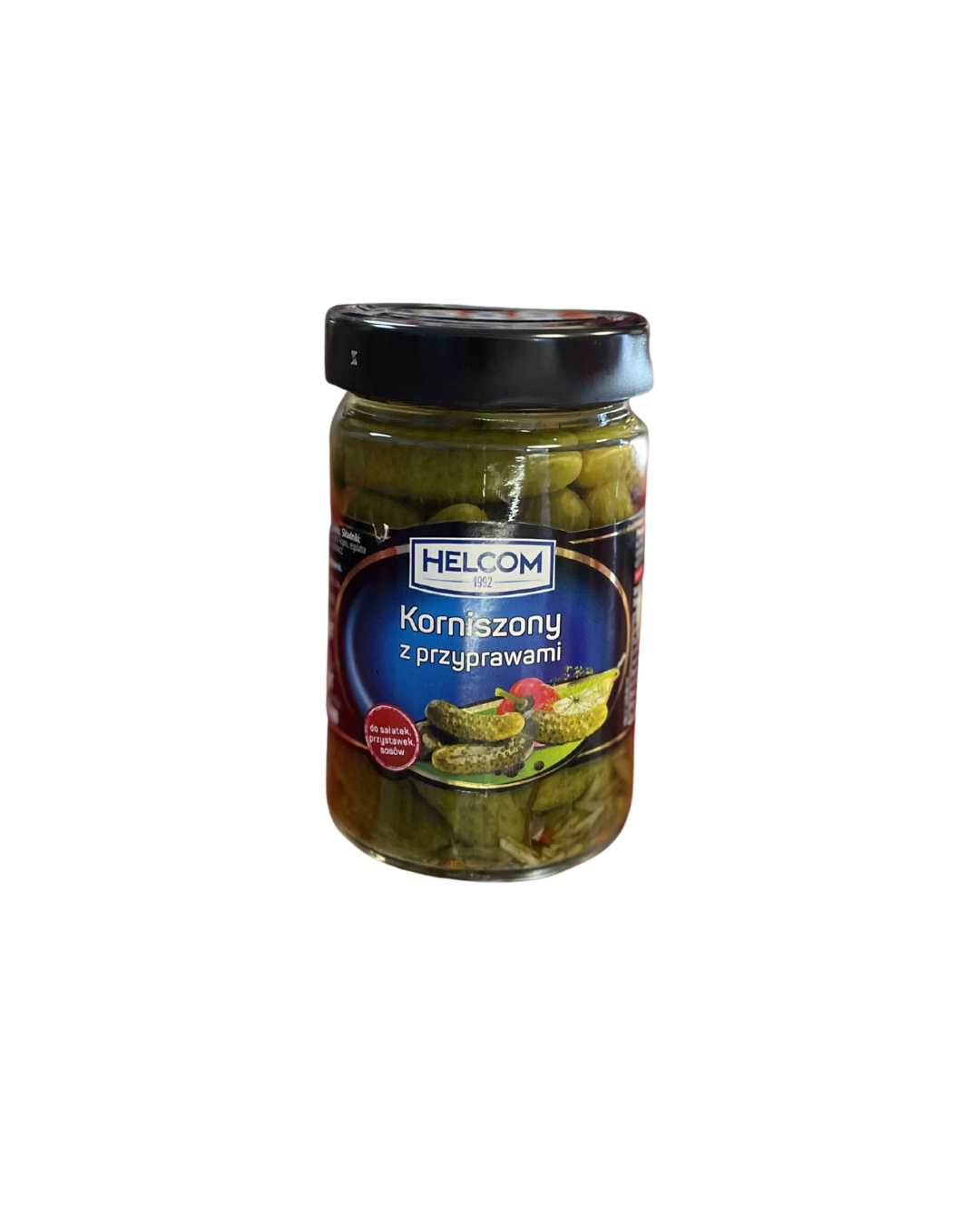 Helcom огірки-корнішони консервовані з приправами 300 г