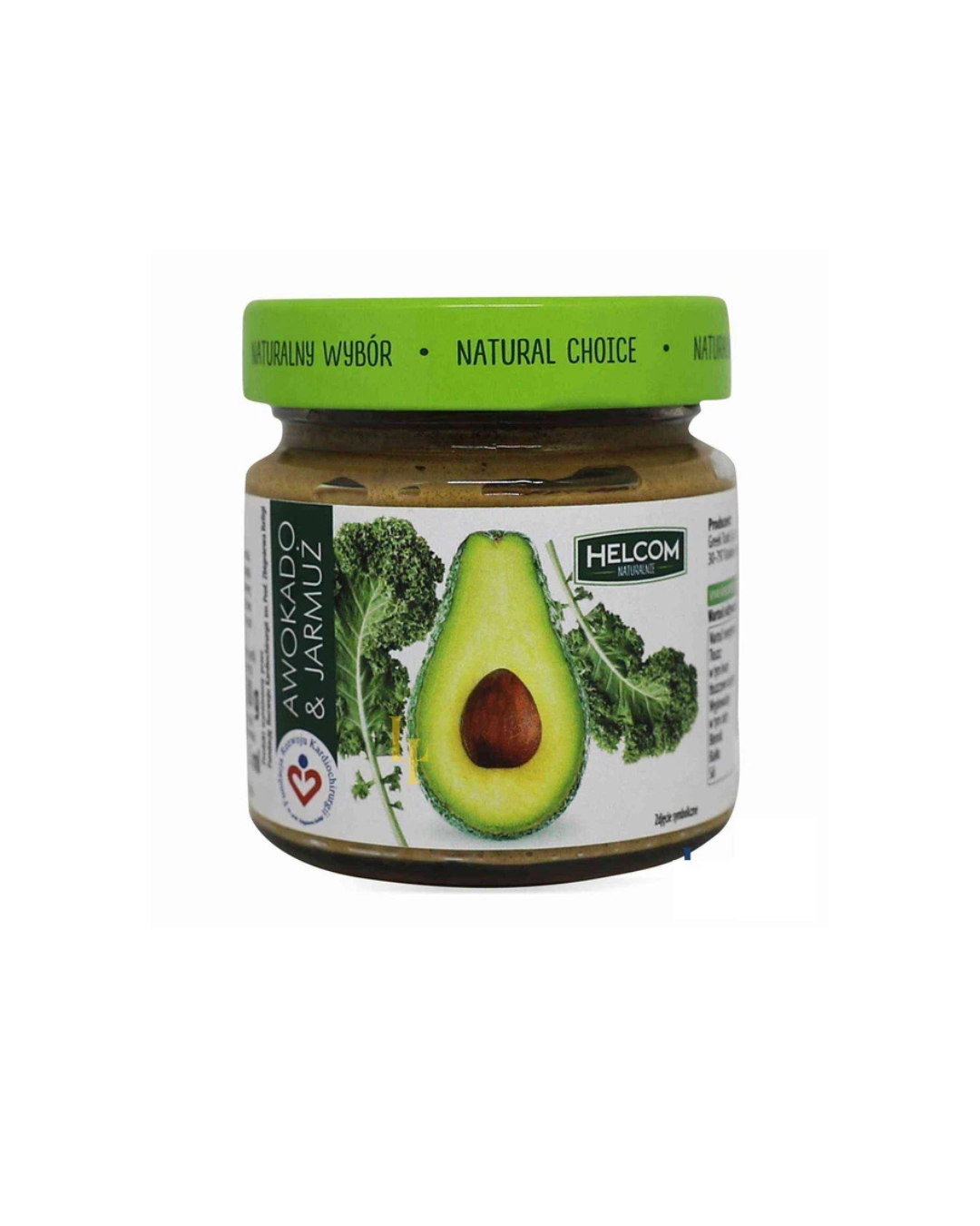 Helcom Naturalnie паста з авокадо та капусти кале 180 г