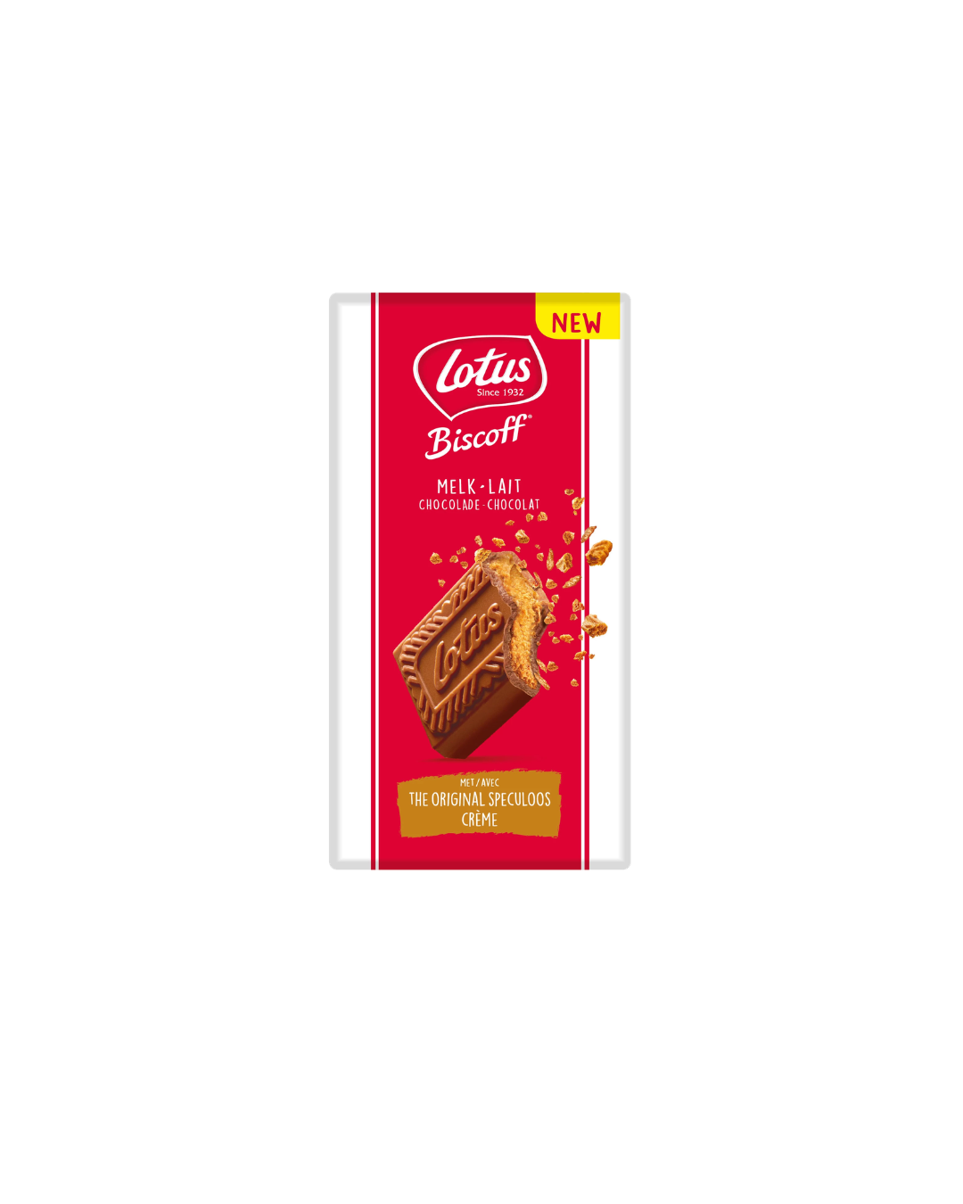 Lotus Biscoff молочний шоколад з карамельною пастою 180 г